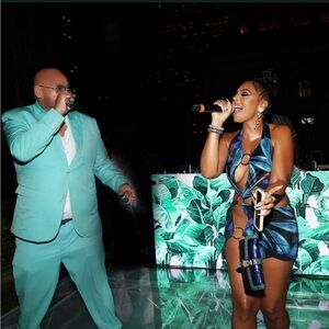 LOUISA BALLOU Black & Blue Sex Wax Dress Blue Orchid Size XS